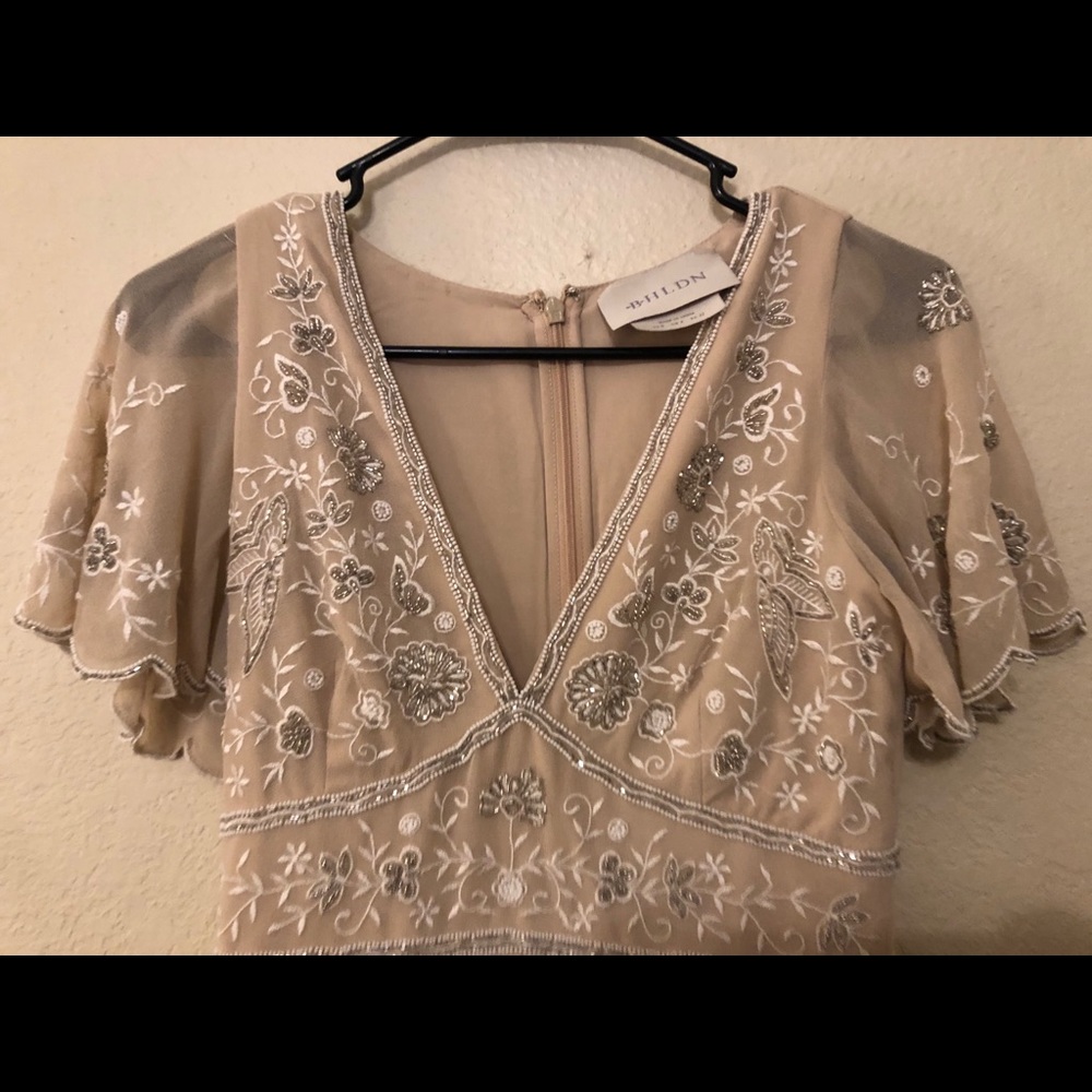 BHLDN Blush formal gown